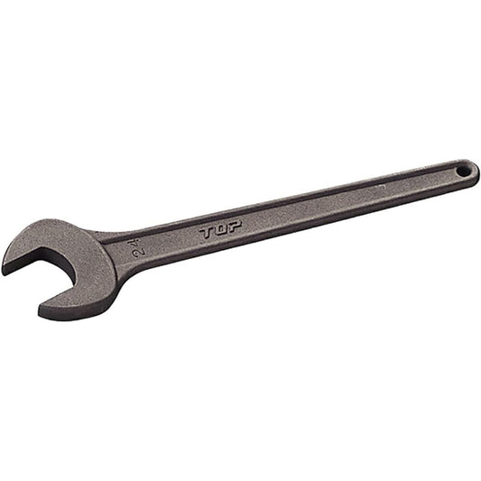 Top (TOP) Single-ended spanner, round, width across flats 55mm, forged, made in Japan, strong grade RS-55, Tsubame-Sanjo, made in Japan