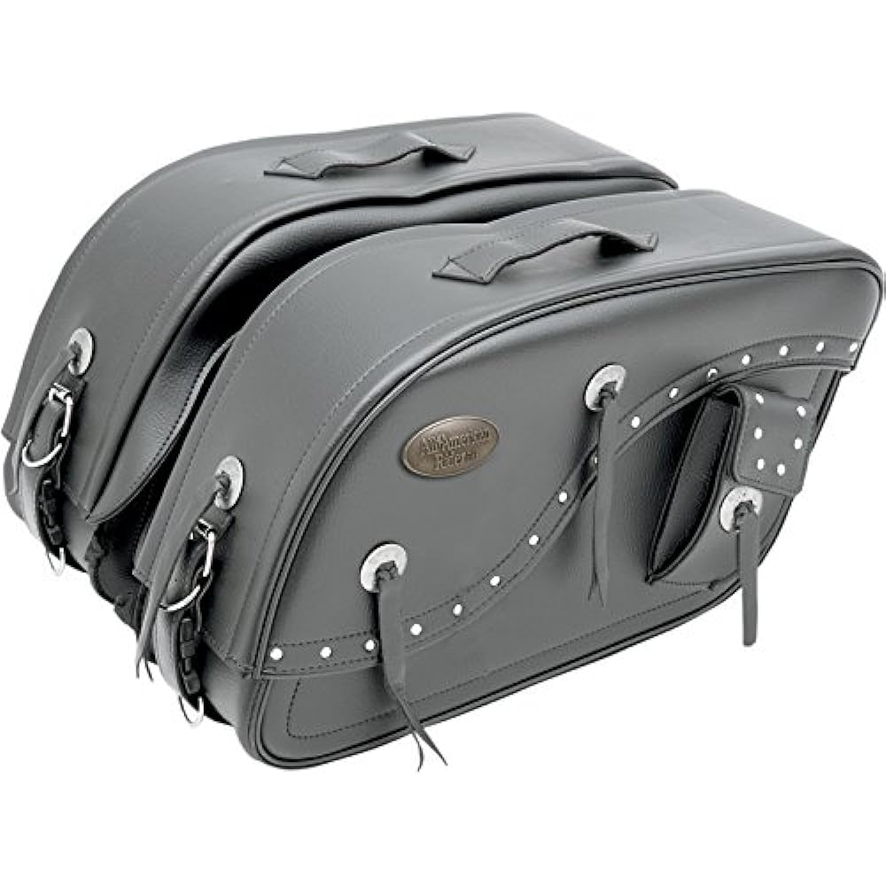 All-American Rider FUTURA DETACHABLE SLANT SADDLEBAGS Model with rivets XXXL size P-3501-0651