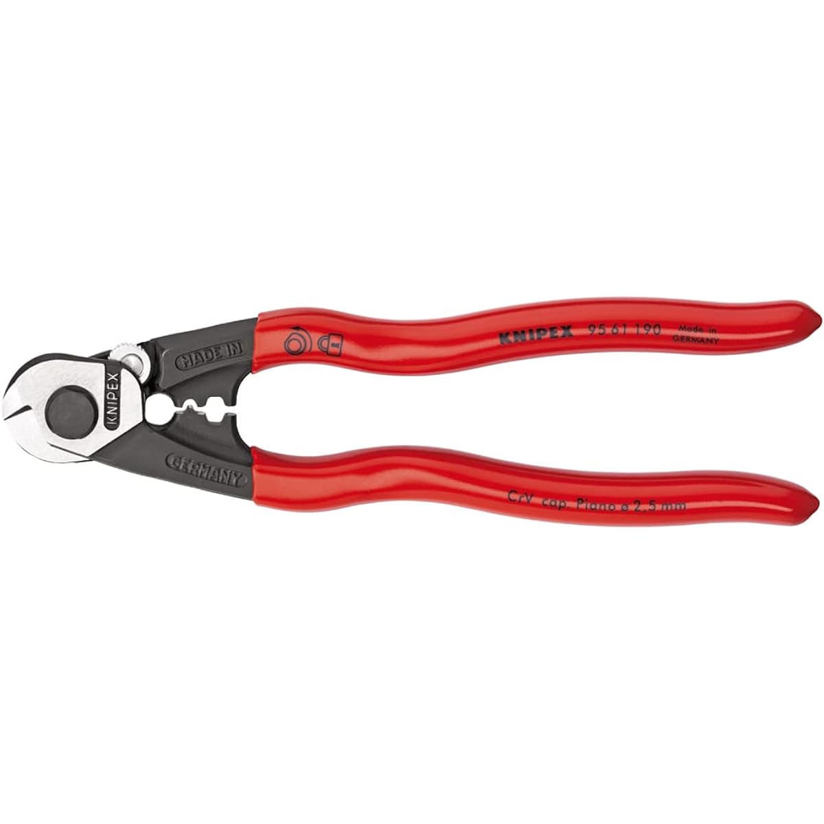 KNIPEX 9561-190 Wire Rope Cutter (SB)