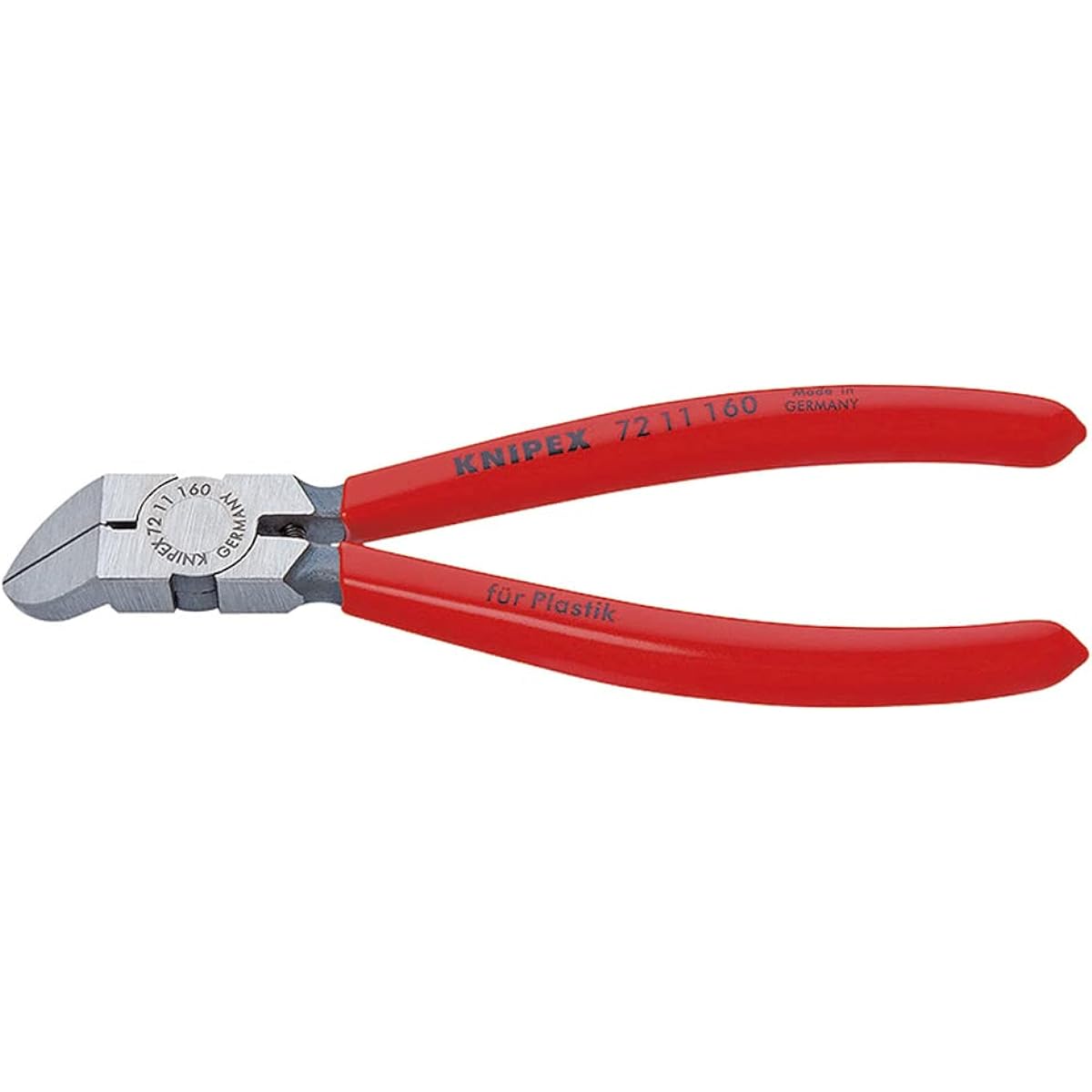 KNIPEX 7211-160 Plastic nipper 45° (SB)
