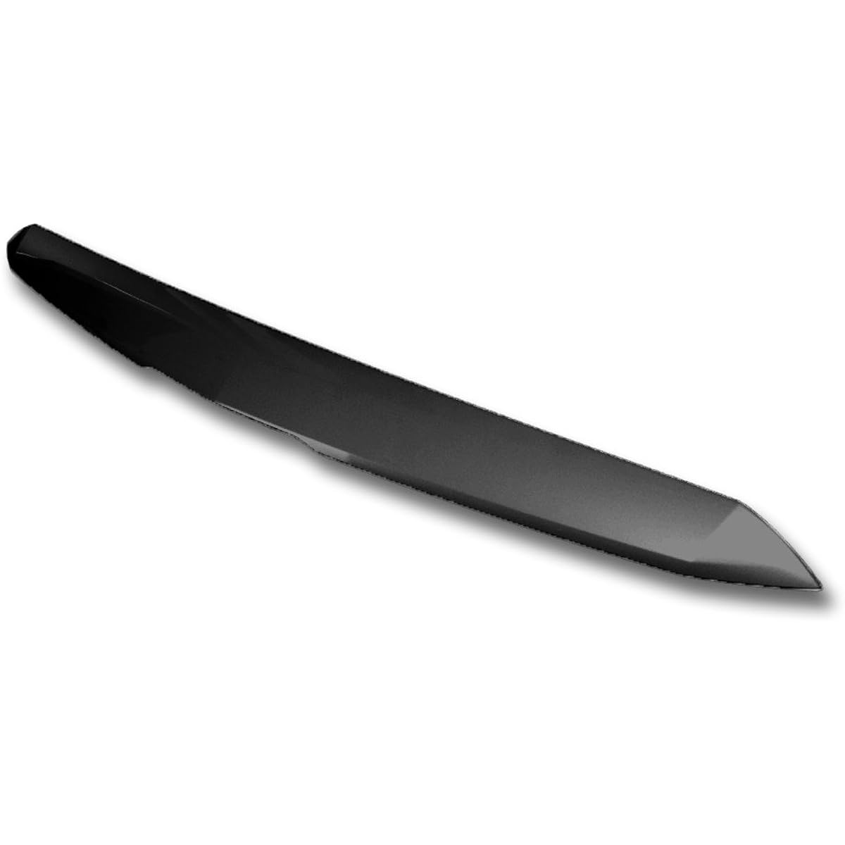 [Share style] Made-to-order Alphard 30 Hood Top Mall The floating plating of the hood tip covers without discomfort [Late - Black [202] [J]