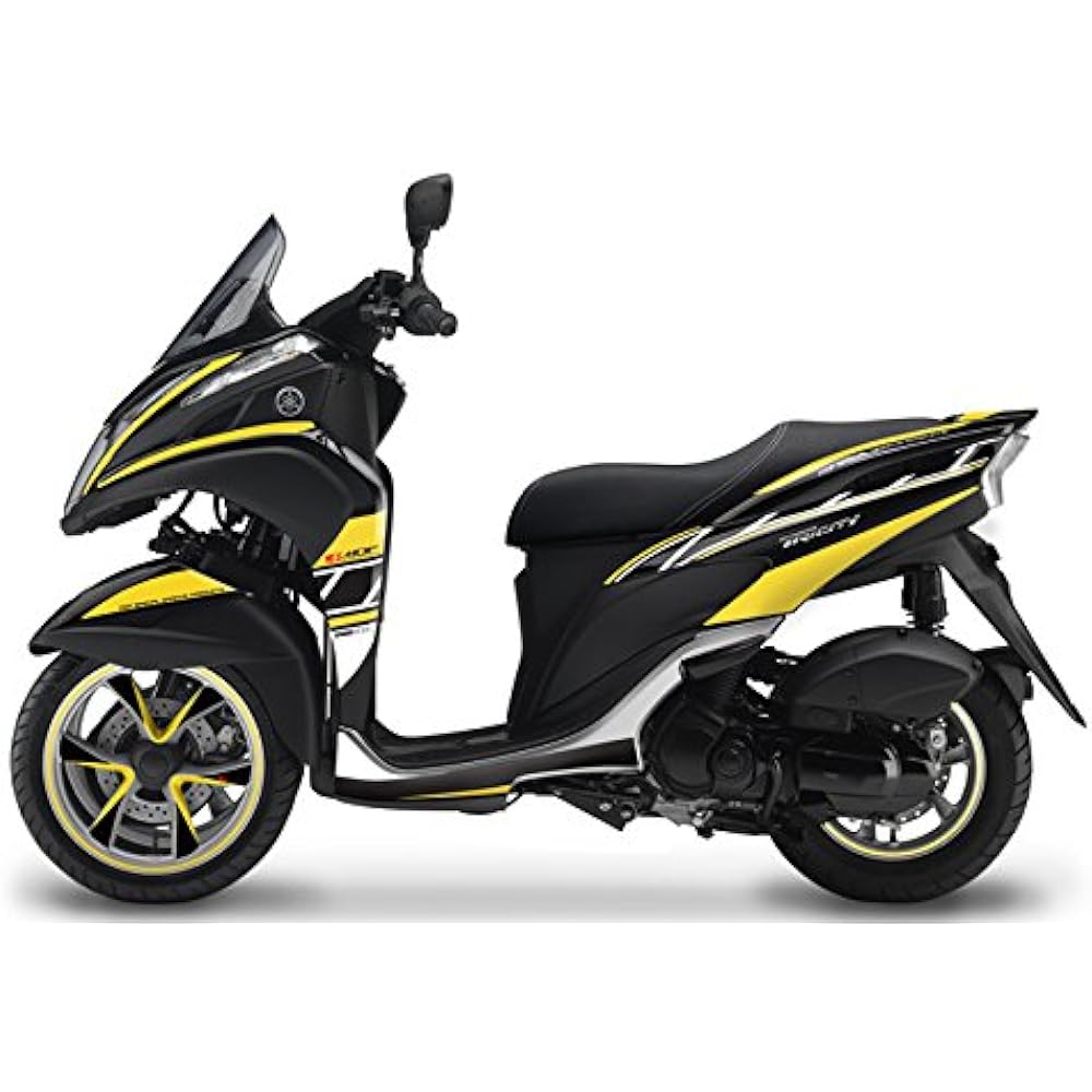 MDF Graphic Kit Rear Fender Set Strobe Model Pumpkin Yellow TRICITY125(14-) MTCY-D-PY-RF