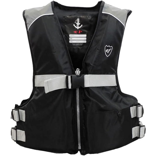 Fine Japan Simple Floating Vest with Whistle BK Free Size FV-6127