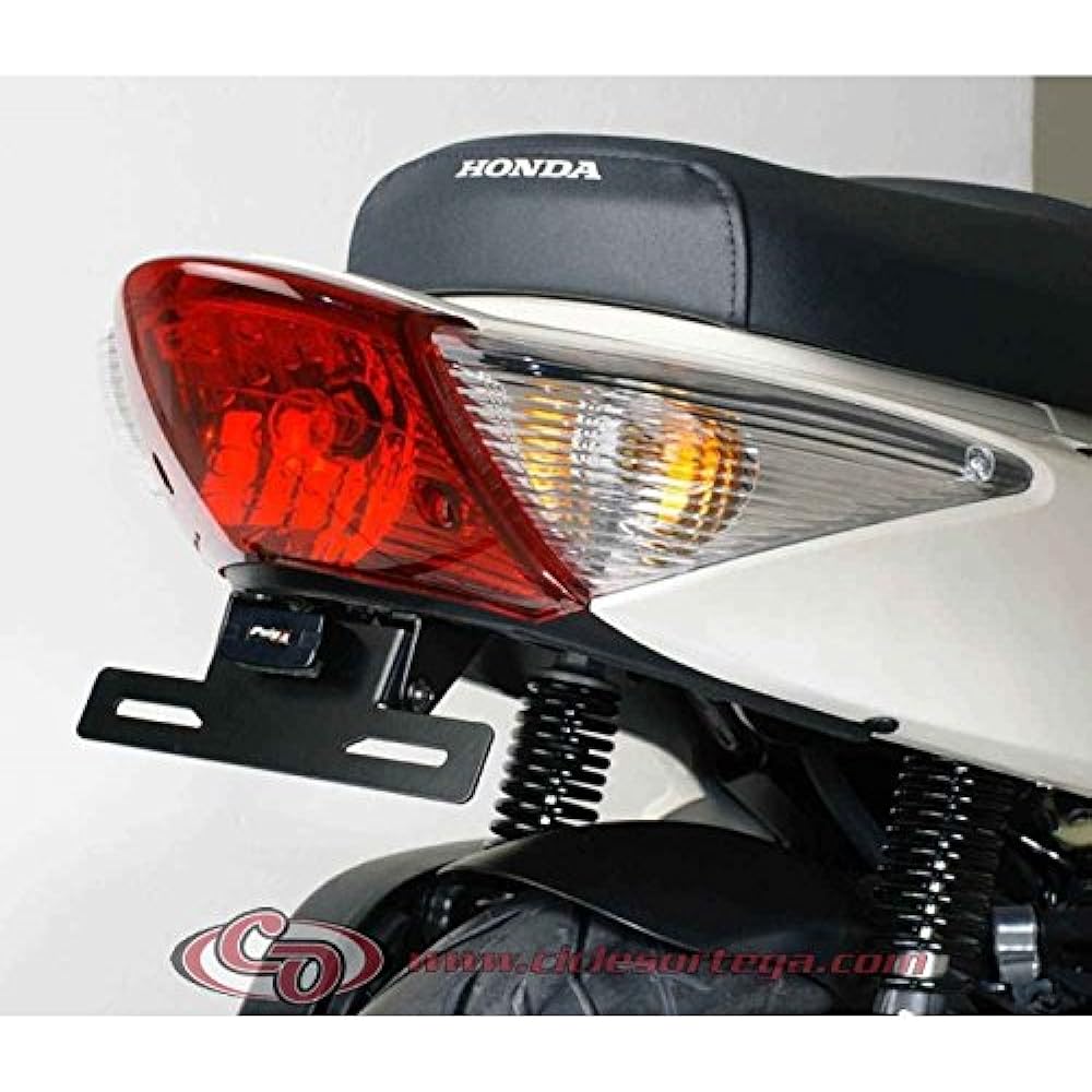 Puig License Plate Holder Black HONDA SCOOPY SH125/150I 4847N 4847N