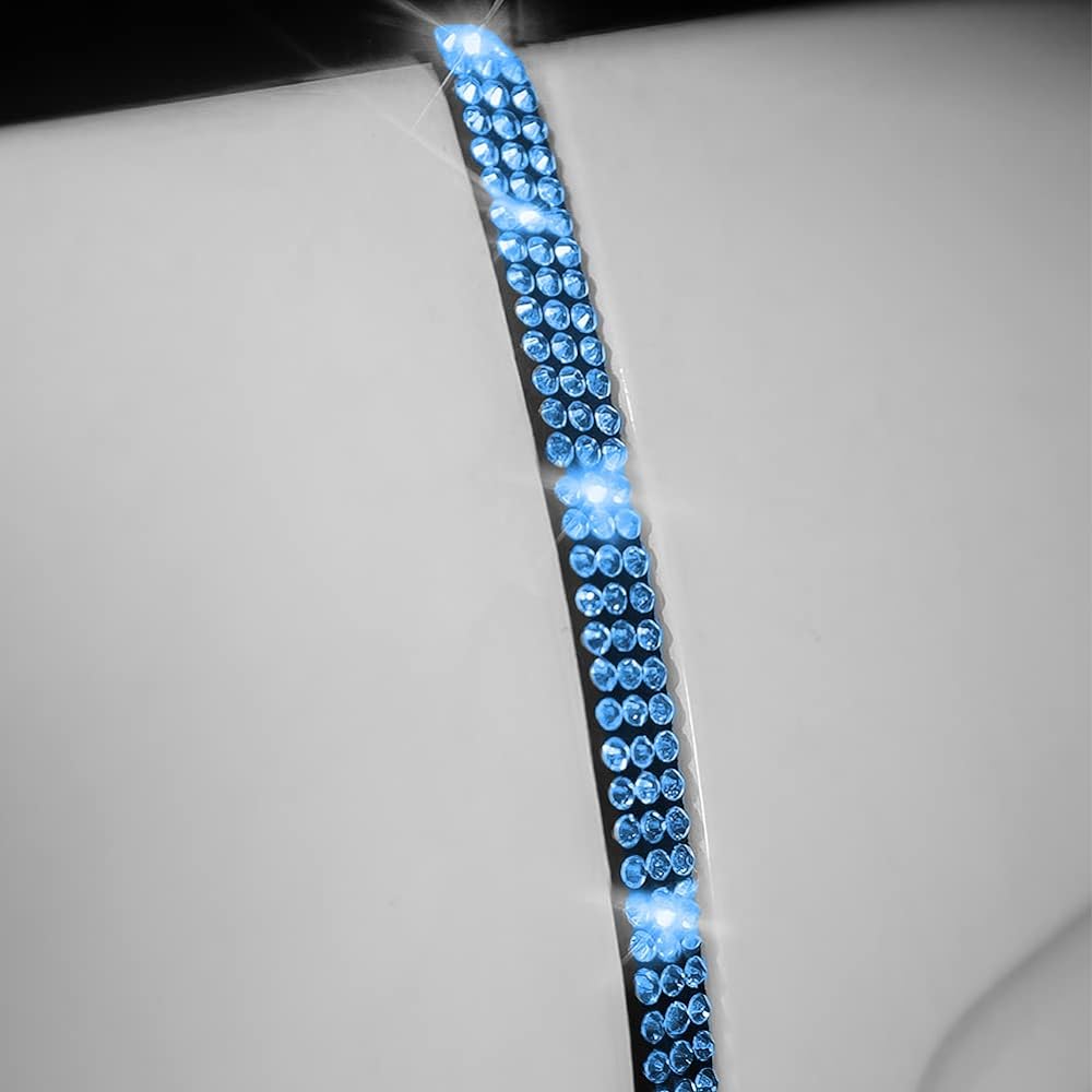 EING Door Edge Scratch Prevention Sticker Door Crystal Bumper Crystal Bumpering Protection Tape Rubber Strip Sticker Door Tector Door Tector Door Guard Door Protection 90cm/35.4 Inch 4 sets/Blue