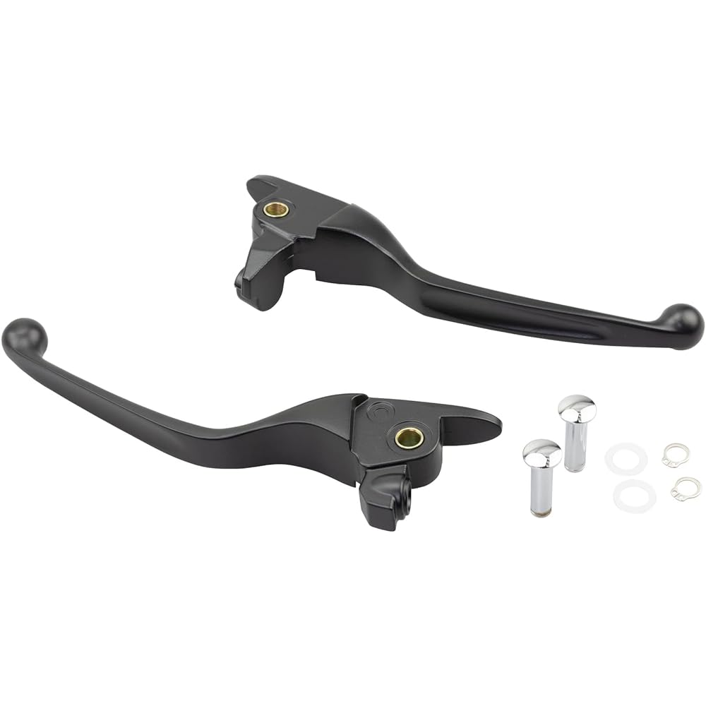 Kijima Slim Lever Left and Right Set Aluminum Die Cast Chrome Plated Harley Touring Model ('17-'20) HD-04258