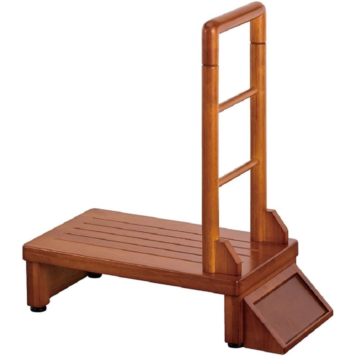 Takeda Corporation Easy going up and down! Entrance stand with handrail, brown, 60cm wide, THG6-T60