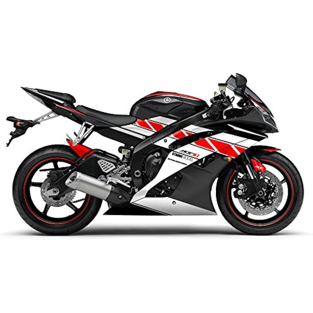 MDF Graphic Kit Front Side Set Strobe Model Red YZF-R6(08-16) M08R6-D-RD-FS
