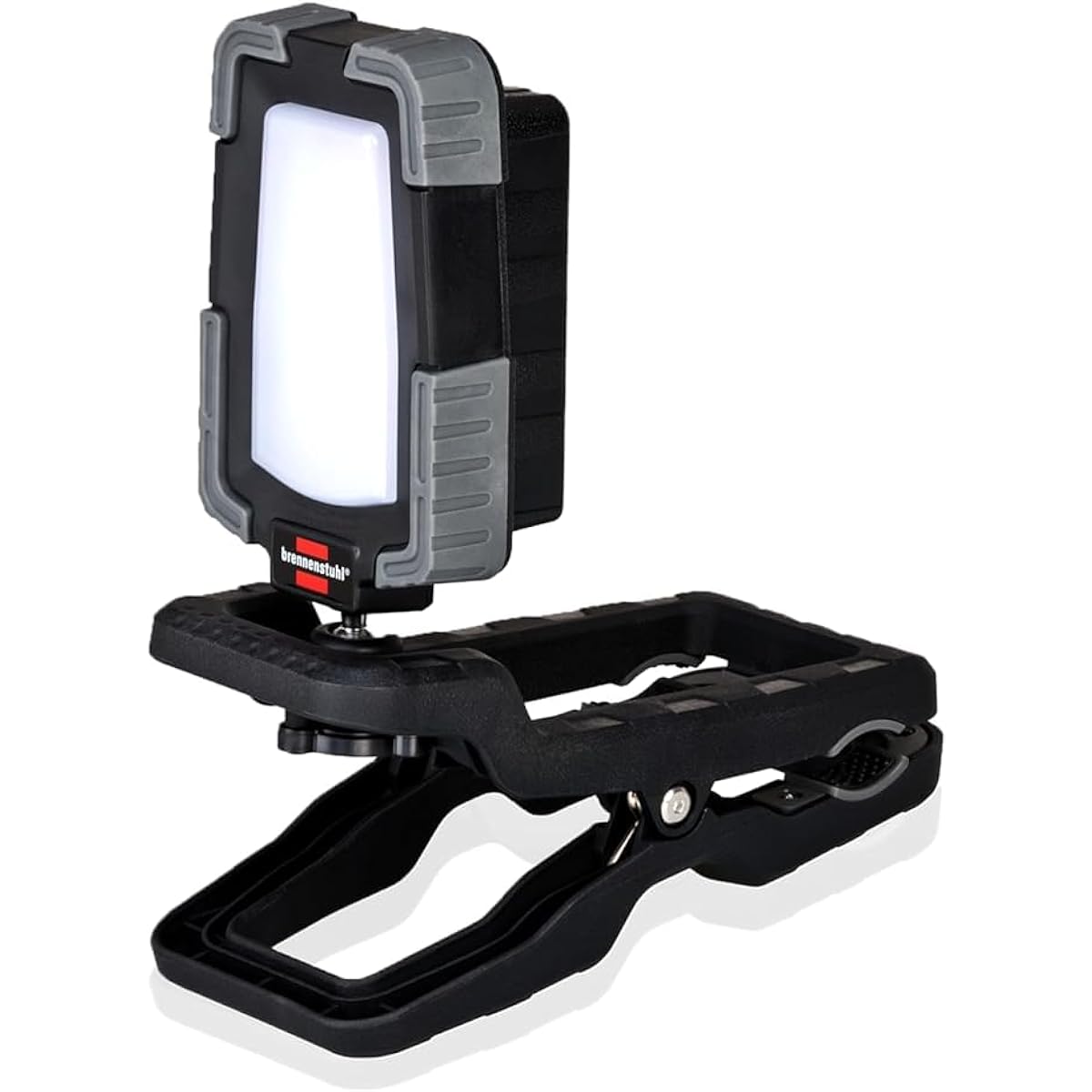 Brennenstuhl Work Light Clamp Type LED Work Light USB Rechargeable Floodlight Mobile Battery Function (20W Japanese Instruction Manual Included)