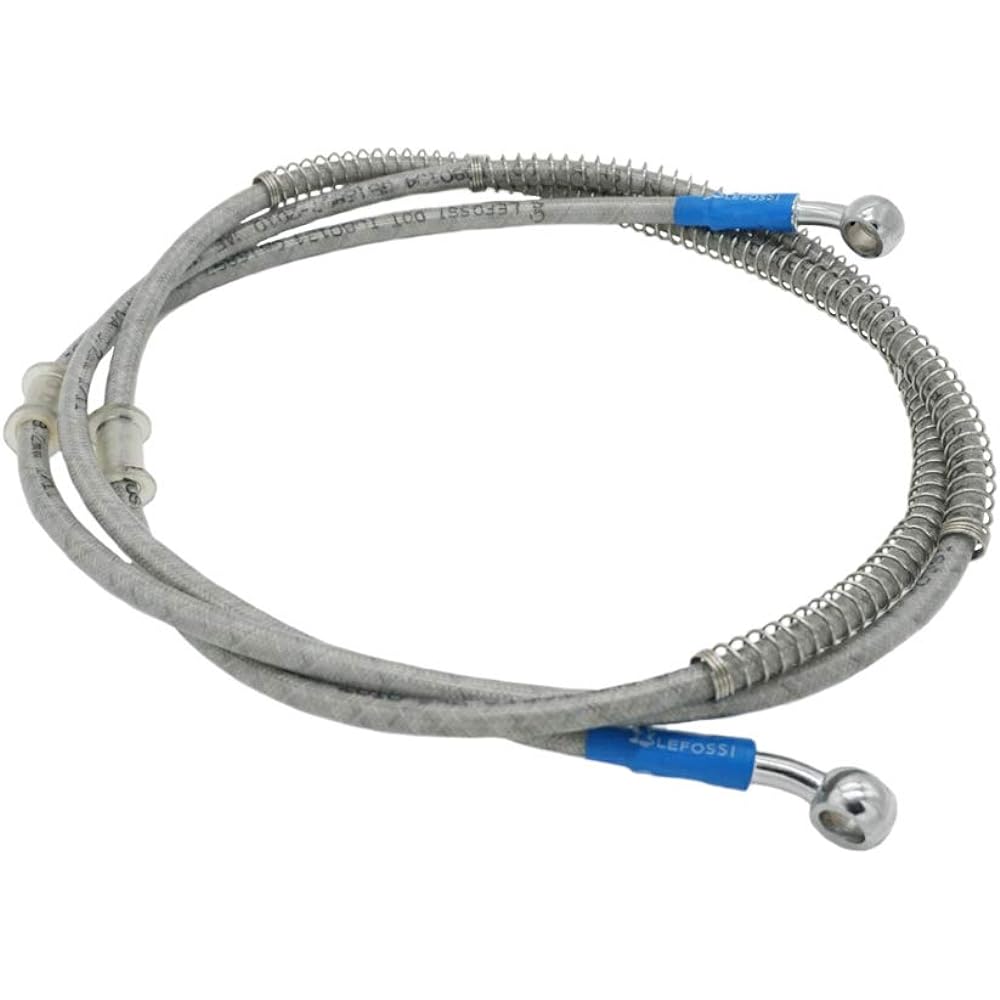 1800mm 180cm Motorcycle Reinforced Hydraulic Brake Oil Hose Line Pipe Fitting Stainless Steel Braided Cable Motorcycle Pit Dirt Bike Enduro Motocross Street Bike Sport Bike