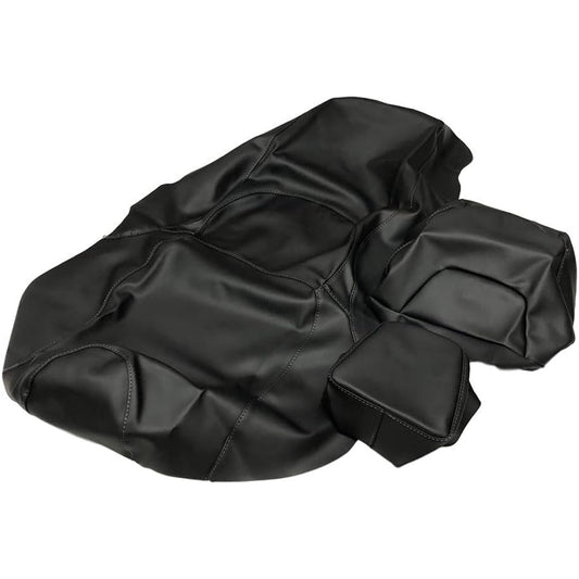 CHRIS Parts Motorcycle Seat Cover Suzuki Skywave 250 (CJ41A) 3 Piece Set Made in Japan (Thick Fabric) Seat Cover [Fabric Color: Black/Stitch] Reupholstery Type (Reupholstery) CHRIS-SCH3049-C10