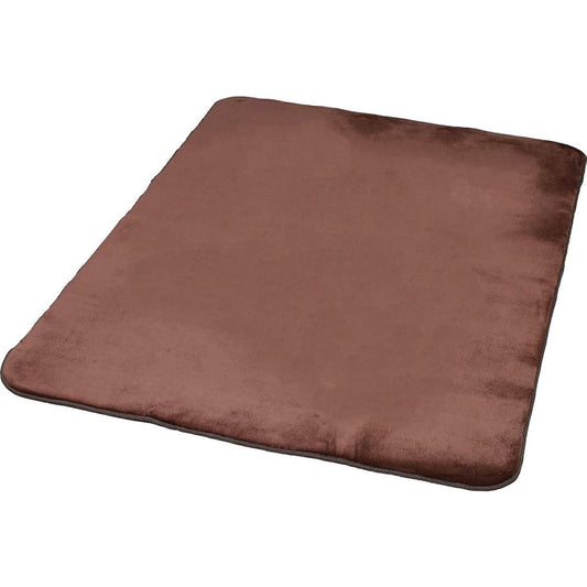 Iris Plaza Washable Memory Foam Rug Dust Mite Resistant Soundproof Flannel 200 x 250cm Comfortable Fluffy Texture Anti-Slip Brown