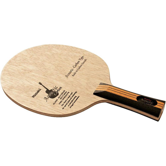 Nittaku Table Tennis Racket Acoustic Carbon Shakehand Attack Special Material Included