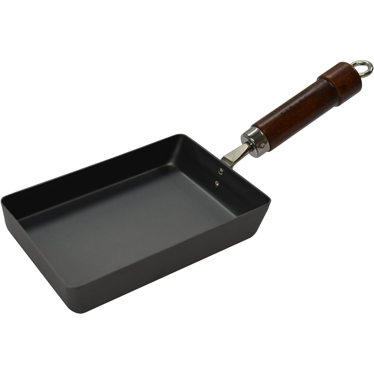 River Light Goku Japan Urushi Iron Tamagoyaki Frying Pan, Small, Iron Nitride, Nitriding Processing, IH Compatible, Rust Resistant, Made in Japan KU1613