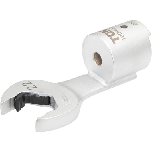 TONE Quick Spanner Head for Replaceable Torque Wrench 19DRSQ-22 φ19 x Face Width: 22mm