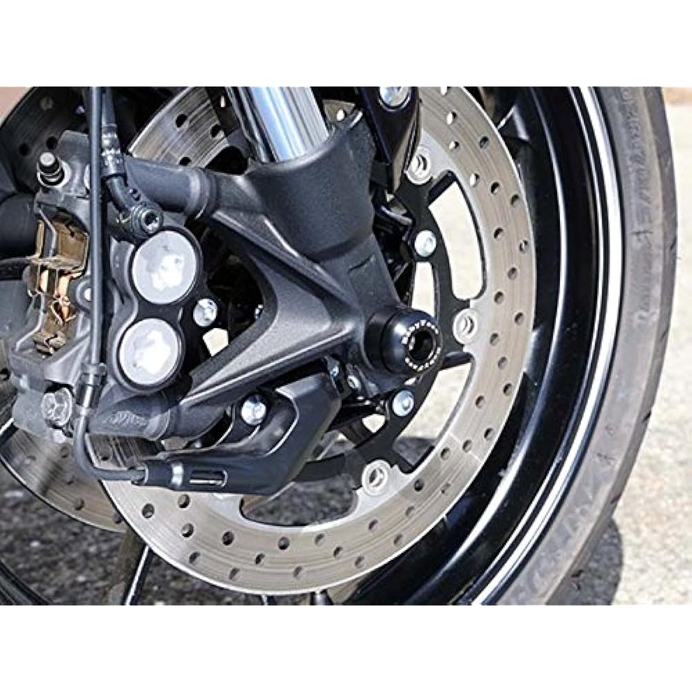 BABY FACE Axle Protector Machined Duracon Black MT-09/FZ-09 MT-09(14) 006-AY005BK