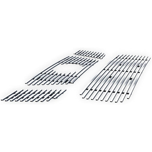 APS Nissan Titan 2008-2012 Stainless steel chrome polish 8x6 Horizontal billet grill insert combo N67713S