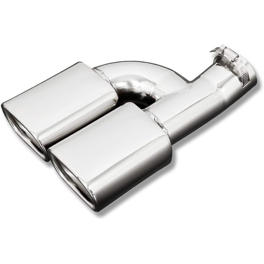 YOURS: Corolla Touring W×B Muffler Cutter 1PCS Dual Output with Fall Prevention Stainless Steel y211-006 [2] S