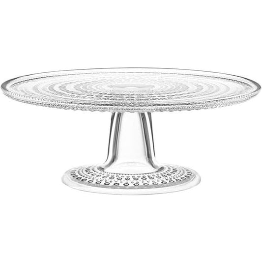 [Regular Imported Product] Iittala Kastehelmi Cake Stand 24cm Clear 1019580