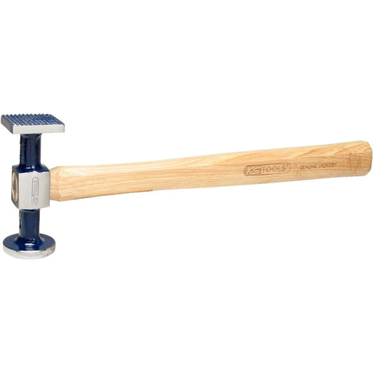 KS TOOLS Panel beaters serrated hammer round/square, 325mm Panel beaters serrated hammer round/square 325mm 140.2132