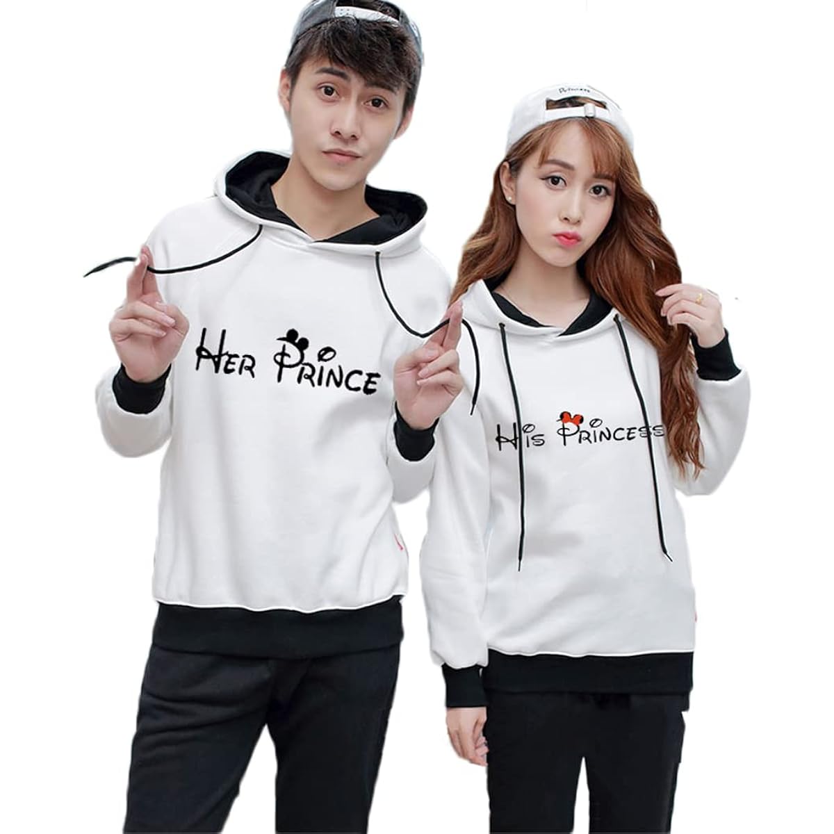 [Lemon Tree Seven] Men's and Women's 2 Set, Popular Matching Look Couple Hoodie, Spring, Autumn, Winter, Hooded Parka, Going to Disneyland, Matching Long Sleeve, Matching Hoodie