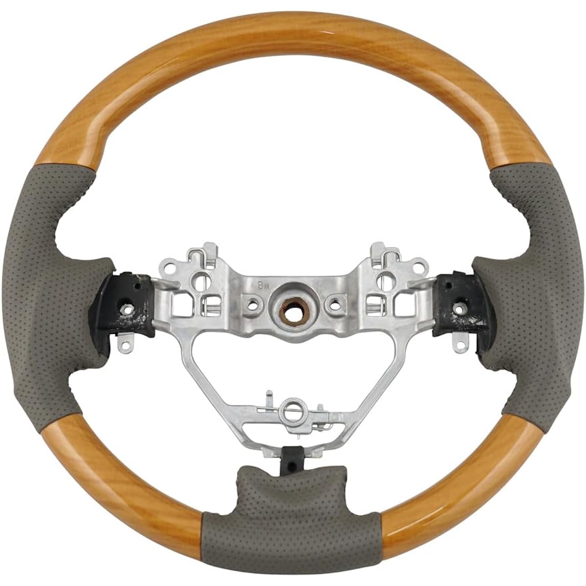 Every Wagon DA17W Gun Grip Steering Eucalyptus Tea Wood Grain