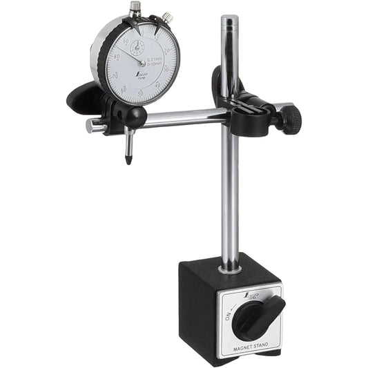 Shinwa Sokutei Dial Gauge Standard Type Magnetic Stand A-2 Set 50252