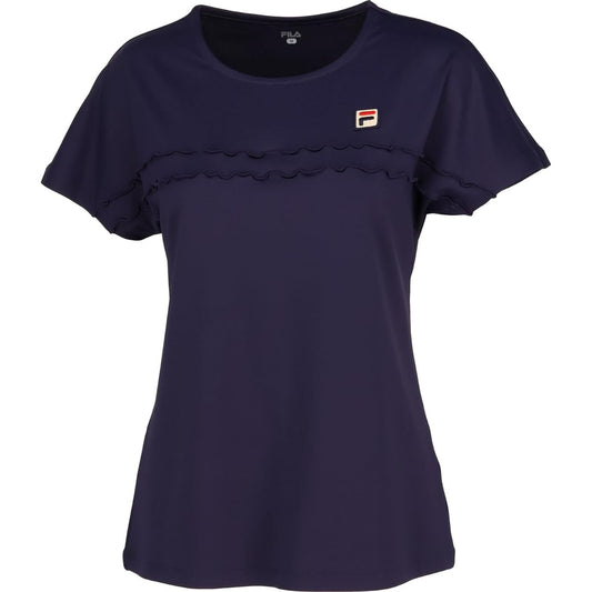 [Fila Tennis] Short Sleeve Shirt Game Shirt VL2687 Women's