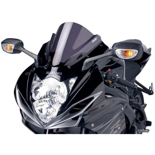 Puig 5605F RACING-SCREEN [DARK SMOKE] SUZUKI GSX-R600/750(11-15) Puig Screen Cowl Motorcycle Bike Parts