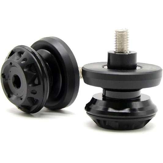DEMUR Motorcycle Swingarm Slider Spool Stand Screw 6mm 8mm 10mm MSX 125 CBR250R CBR125R ST 1300 NC700 NC750 CB1100 Swingarm Slider Spool (Size: 6MM black)