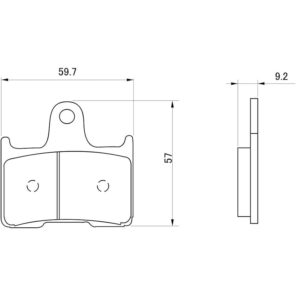 Daytona Motorcycle Brake Pad Golden Pad