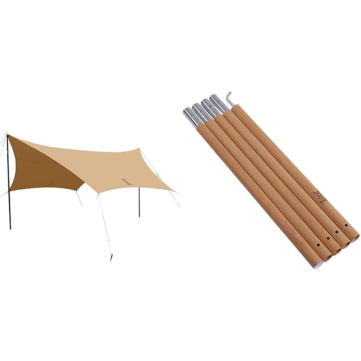 DOD Hexatarp Basic and easy to use polycotton hexatarp TT5-582-TN