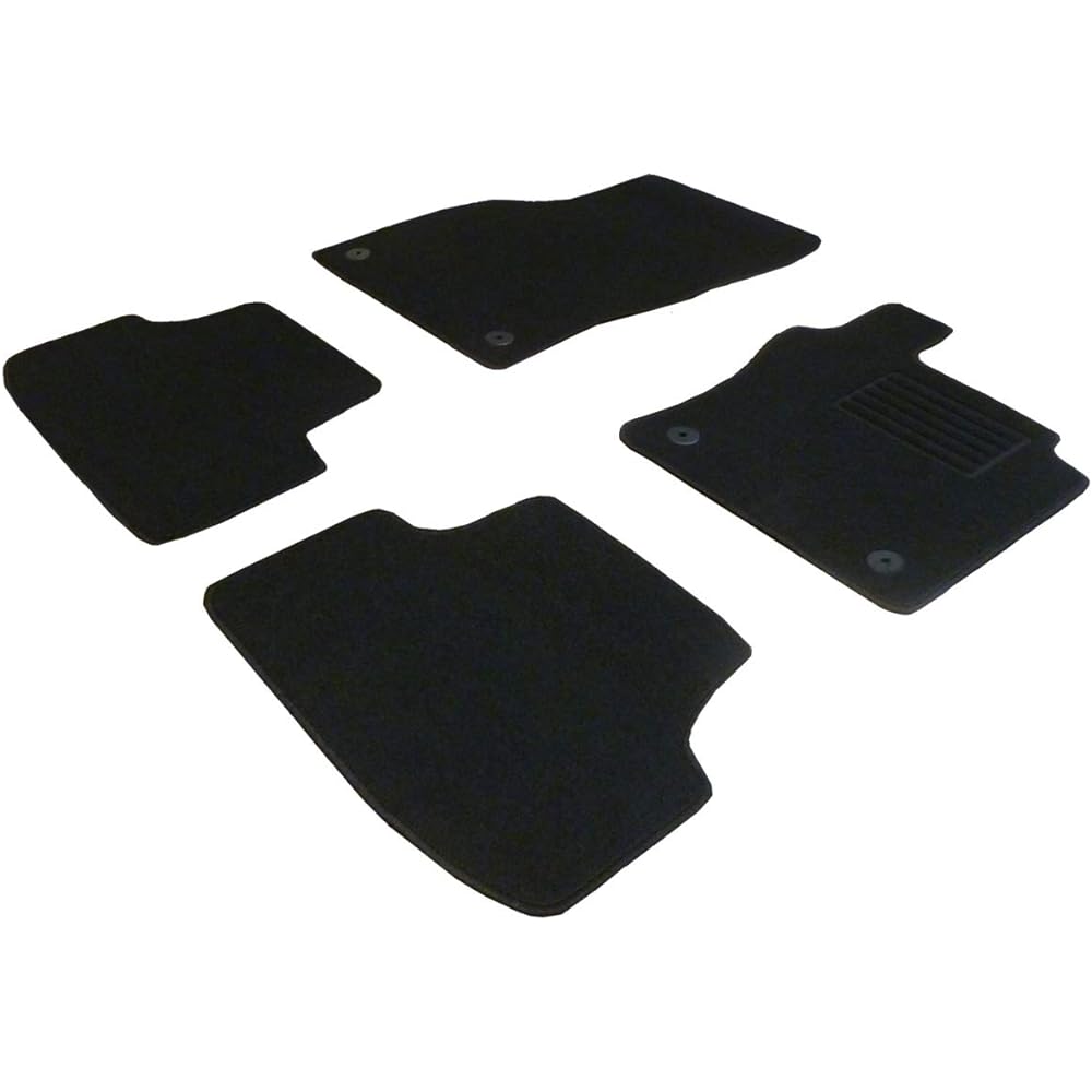 Fenice Car Mat Floor Mat Domestic Production (Volkswagen Golf 7 AUC / 2WD) Right Hand Drive AT Car Black Anti-Slip Shape Resistant to Slip Car Mat (Car Parts Specialty Store)