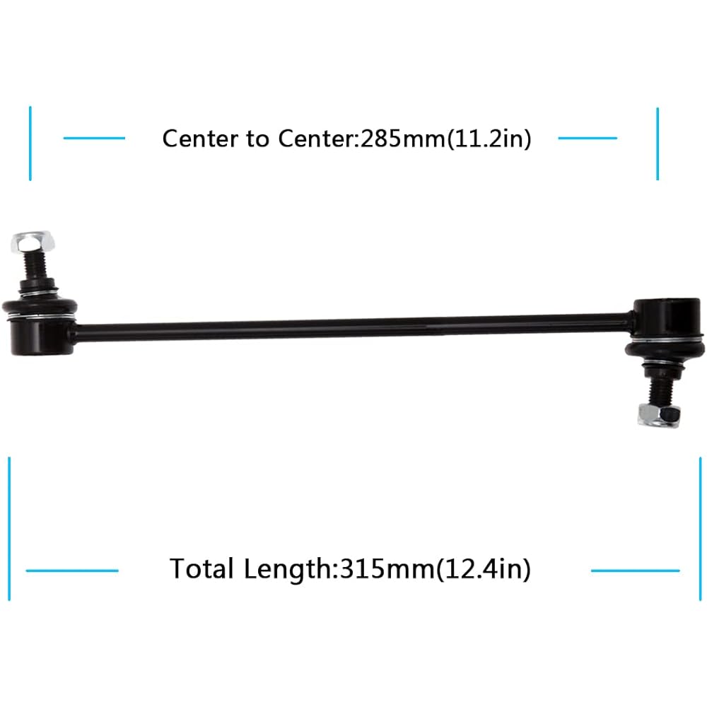 AUQDD 2 K80230 Front Swaber Stabilizer Link 03-10 Pont-Iac VIBE /05-10 Scion TC /03-18 TOY-OTA COROLLA, 03-14 MATRIX, 01-09 Prius support