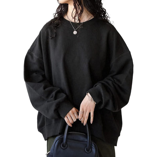 [antiqua] [Antica] Short length fleece pullover sweatshirt for women AYA-00001