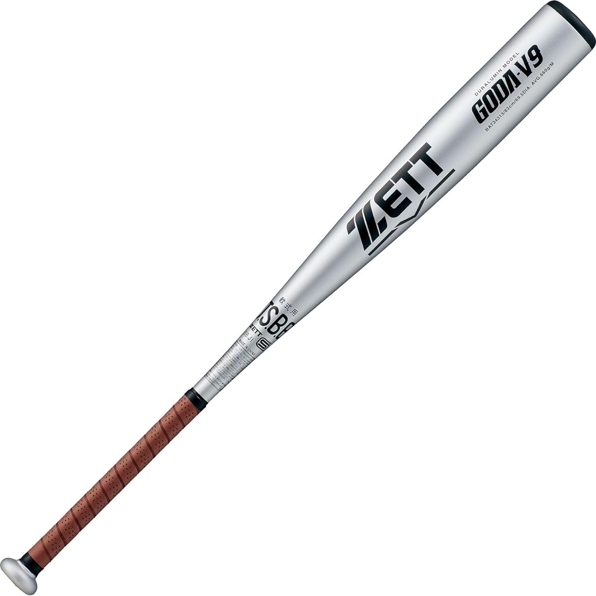 ZETT Soft Baseball Metal Bat GODA-V9 BAT34313