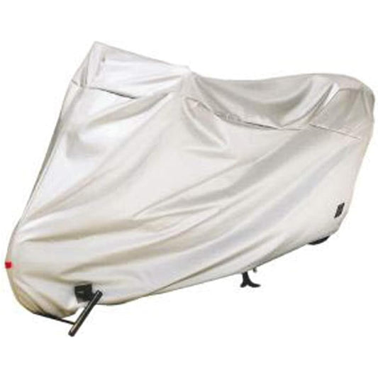 [Araden] Flameproof Bike Cover [Vehicle Length 2.10m~2.45m] [Displacement 125cc~1400cc] Silver General Purpose BAB-T1