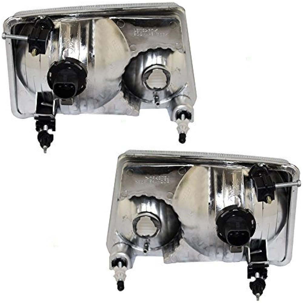 Headlight headlamp driver and passenger seat replacement Ford pickup truck 6L5Z13008BA 6L5Z13008AA