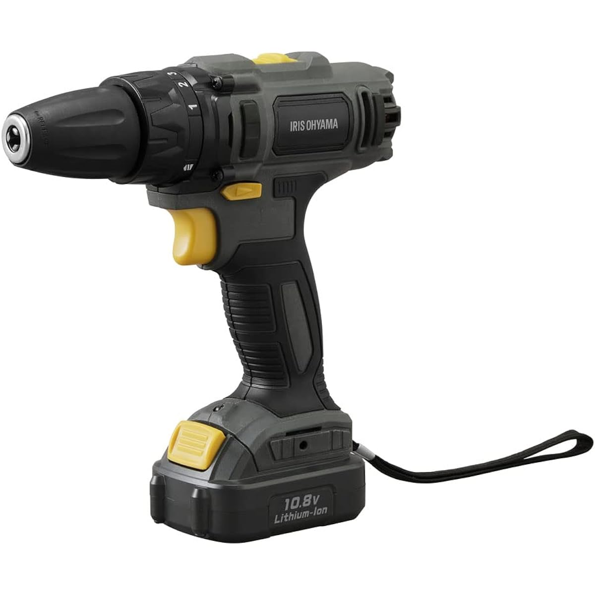 Iris Ohyama Rechargeable Driver Drill 10.8V BCD28-H Gray
