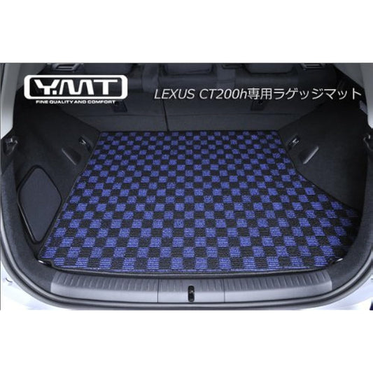 YMT Lexus CT200h luggage mat loop check red black -