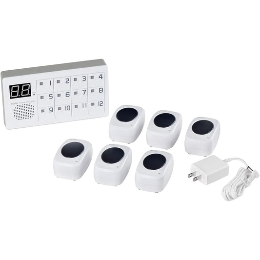 ELPA Wireless Chime 12CH Receiver Set Intercom No Construction Required Nursing Care Wireless No Wiring Required EWS-S7035