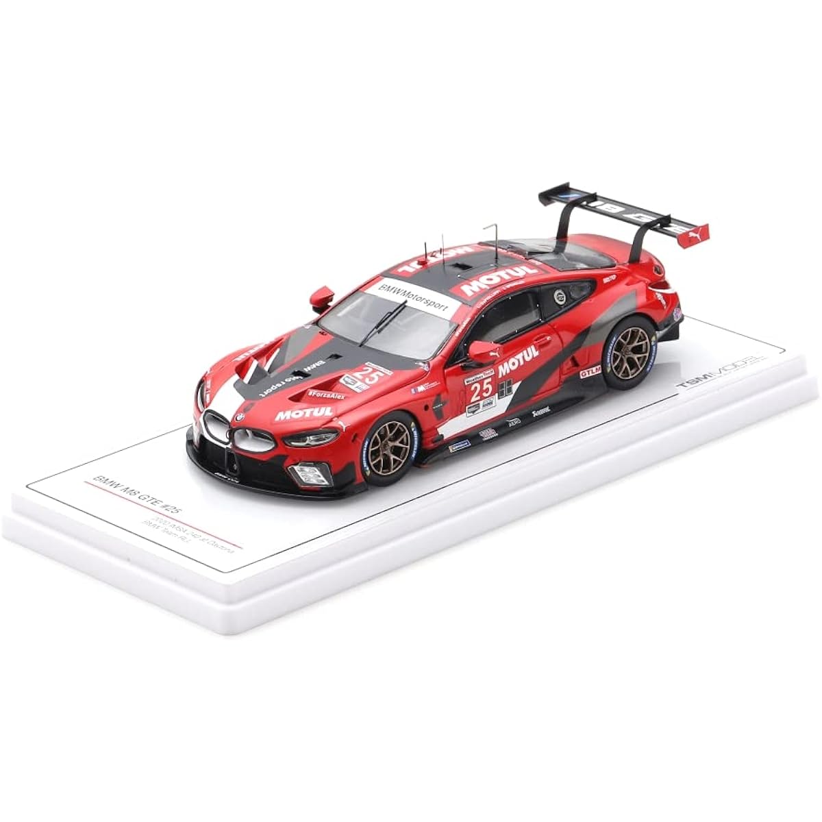 TrueScale Miniatures TSM MODEL 1/43 BMW M8 GTE IMSA Daytona 240 2020#25 BMW Team RLL Completed Product TSM430527