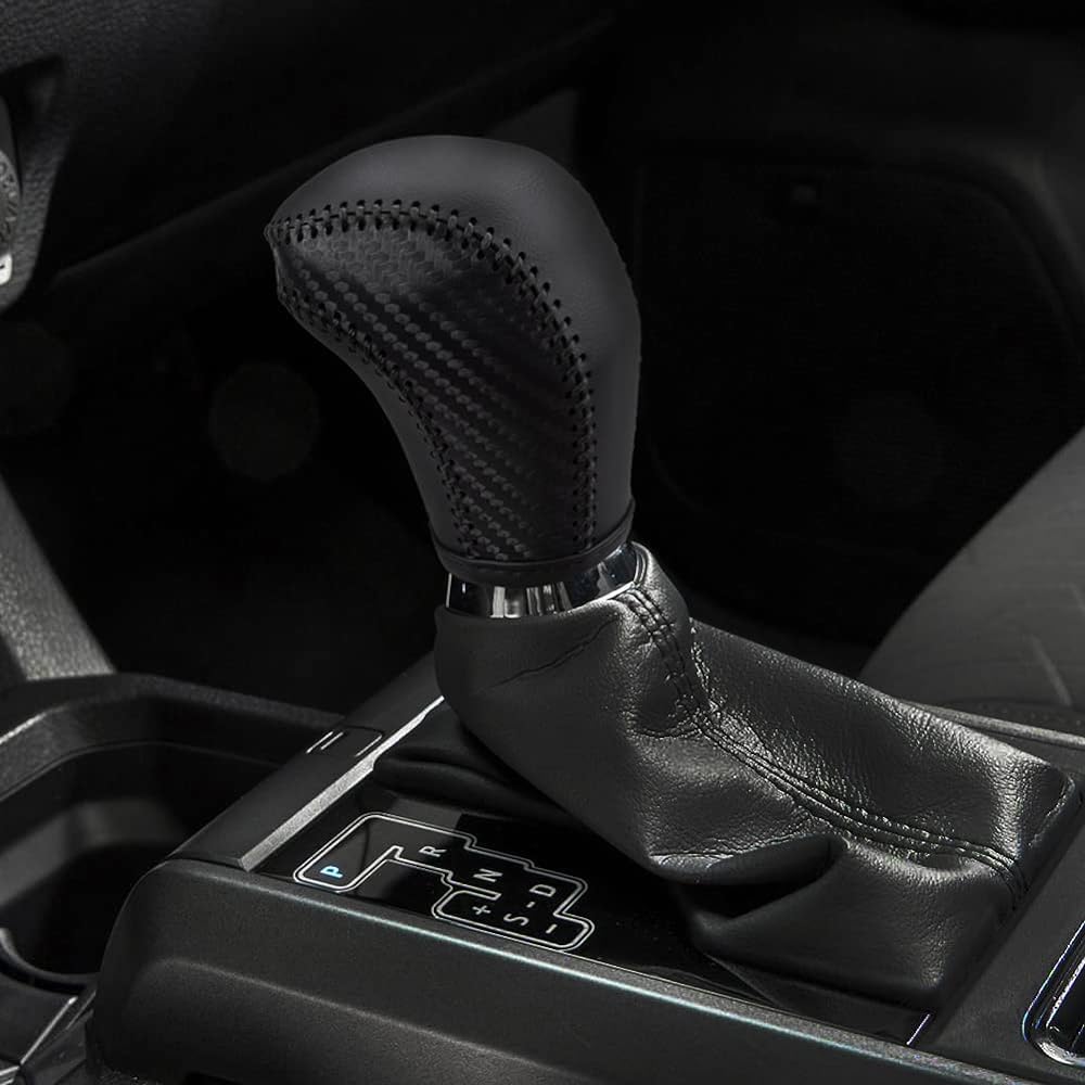 LDYFC Automobile Leather Shift Nobbar Rim Toyota Highlander 2014-2019/ Tacom 2016-2022 For accessories