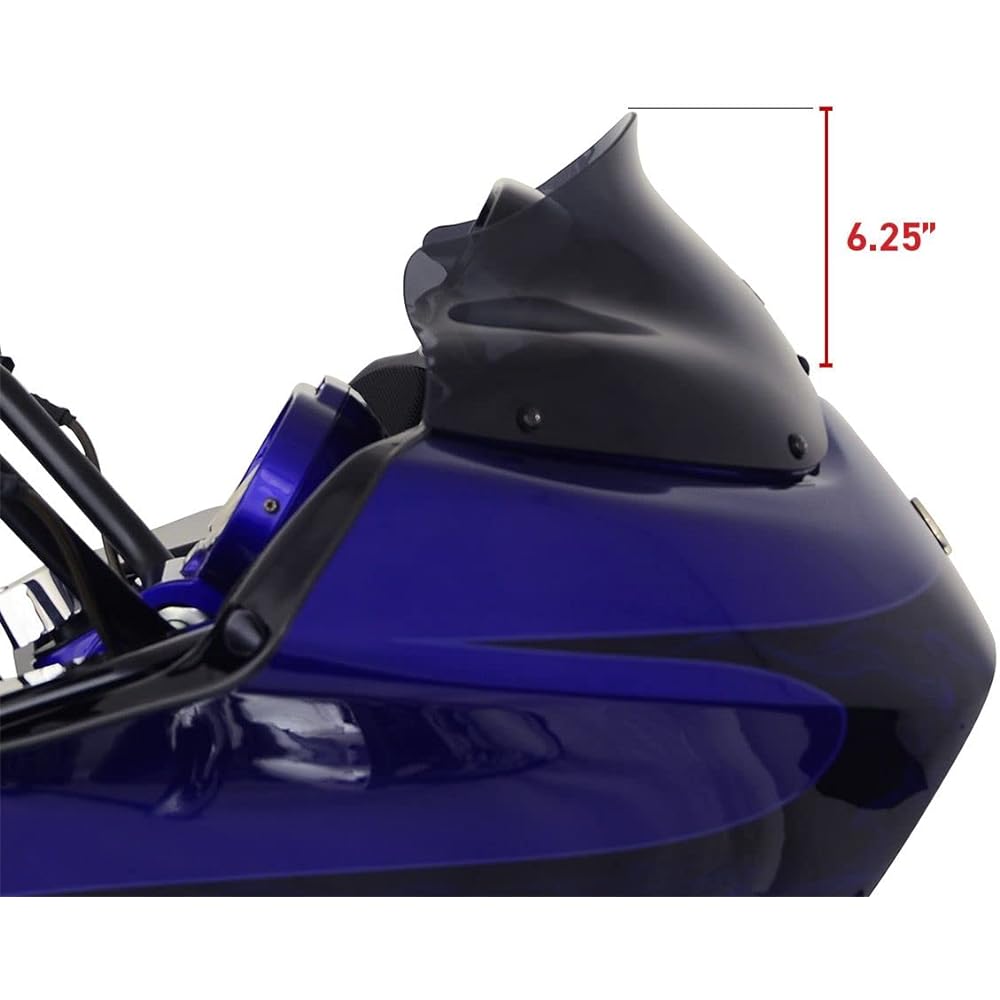 KLOCK WERKS KW05 - 01 - 0189 8 Dark Smoke Forex for Harley -Davidson Road Glide
