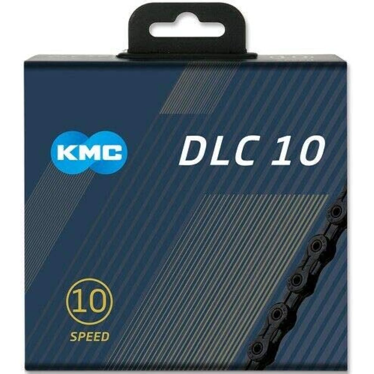 KMC DLC 10 Chain 116Links for 10S/10 Speed/10 Speed (Black) [Parallel Import]