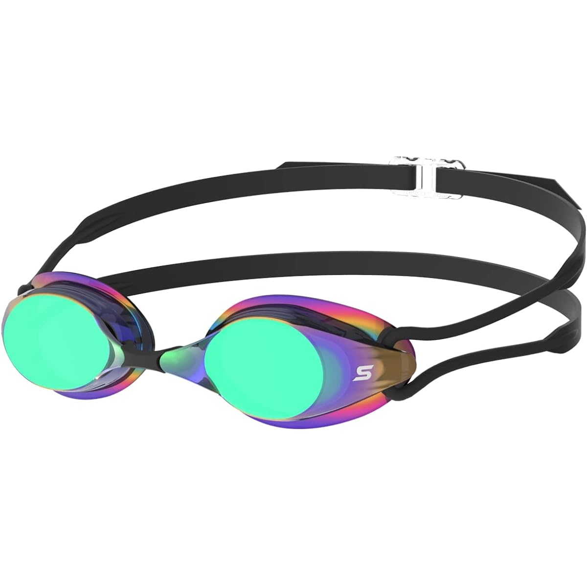 SWANS Made in Japan Prescription Swimming Goggles Racing Non-Cushion Adult Lens x 2 SRCL-7M/7N Frequency S-2.00~S-6.00 + Parts PS-SR2