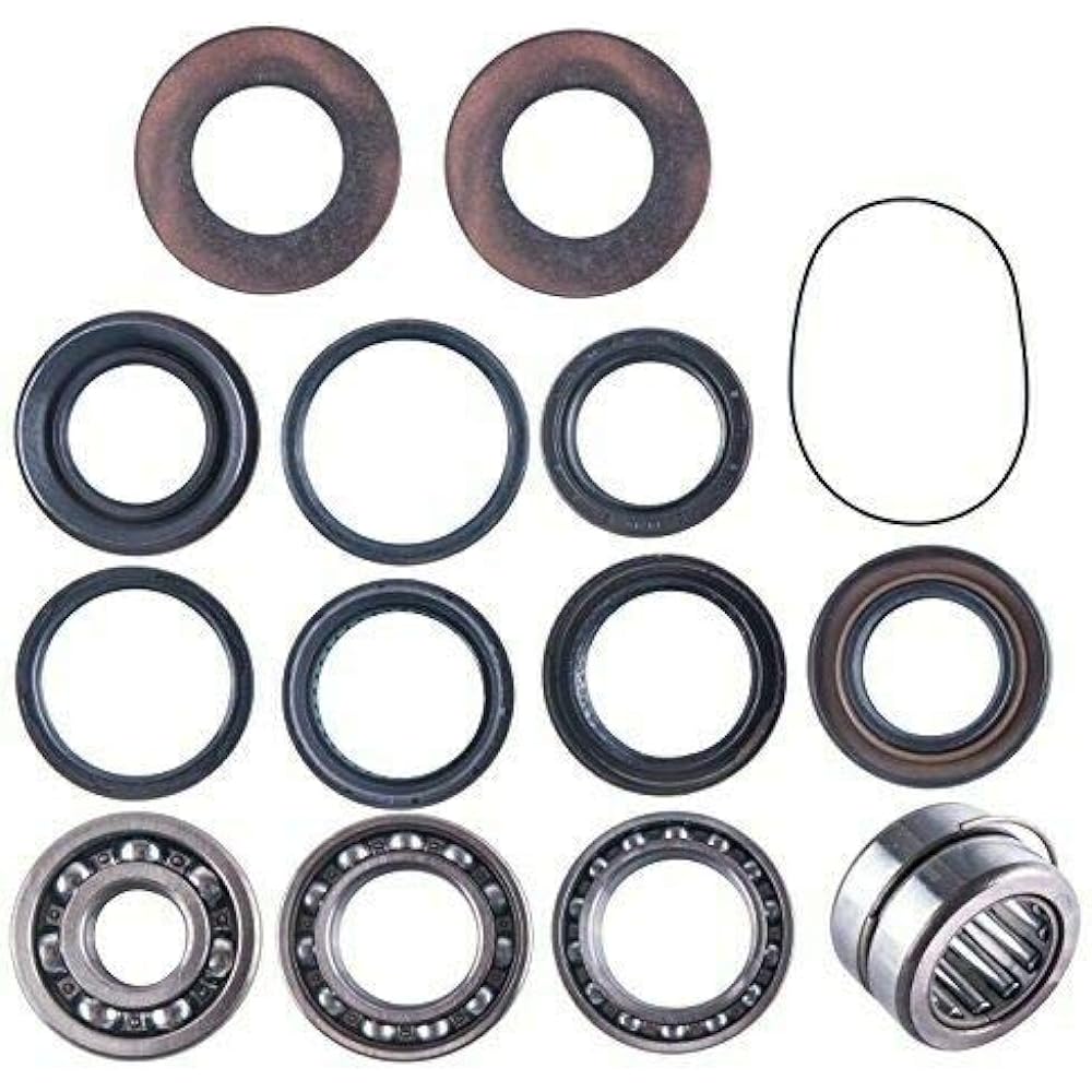East Lake Axle Rear Differential Bearing & Seal Kit Compatible with Honda TRX 300 FW 1988 1989 1990 1991-2001