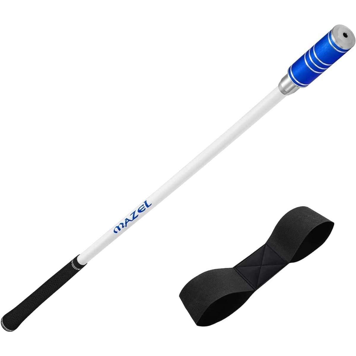 MAZEL Golf Swing Practice Device, One Speed Practice Equipment, Swing Trainer, Golf Aid, Posture Correction, Swing Correction Device, Warm-up Stick