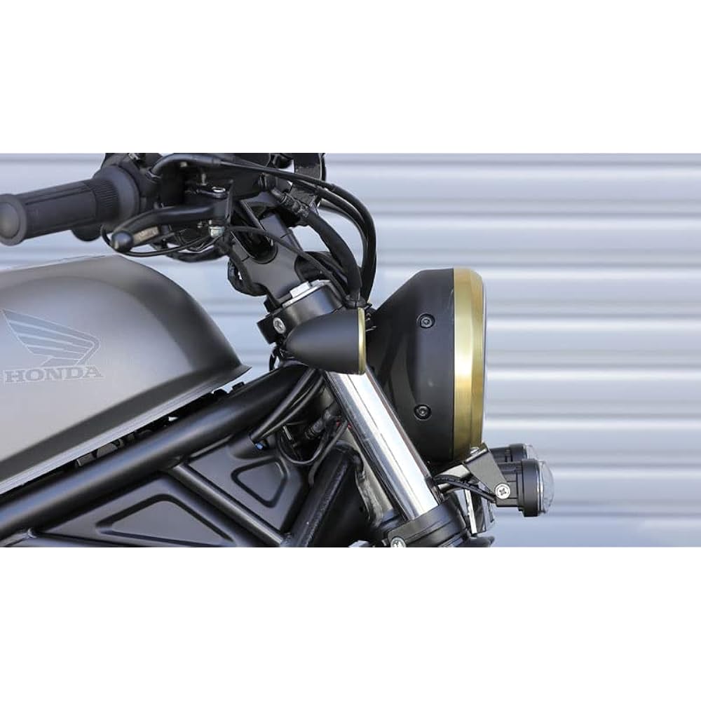 Kijima Motorcycle Bike Parts Headlight Rim Rebel 250/500 ('20) Brass (Brass) No Polishing HONDA 205-5132