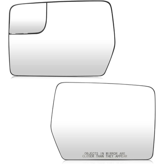 Live side view and heated mirror glass set F150 2011 2012 2011 2013 2014 Side view heating convex mirror with blind spot with rear holder BL3Z-17k707-E+4L3Z-17K707-DA exchange